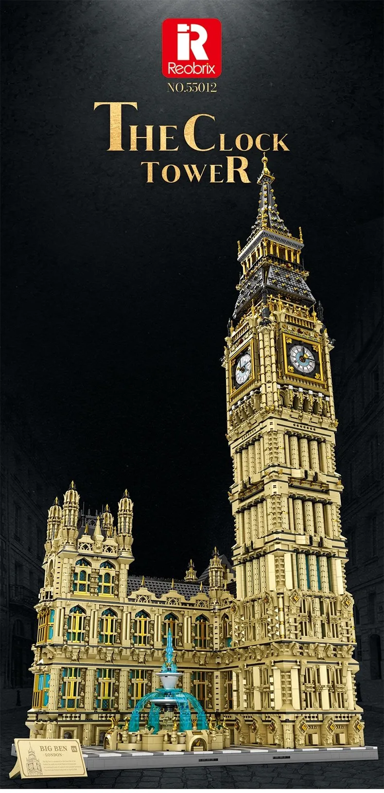 Bloques REOBRIX 55012 - Big Ben - 13 825 elementos