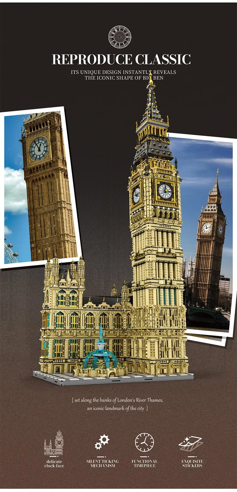 Bloques REOBRIX 55012 - Big Ben - 13 825 elementos