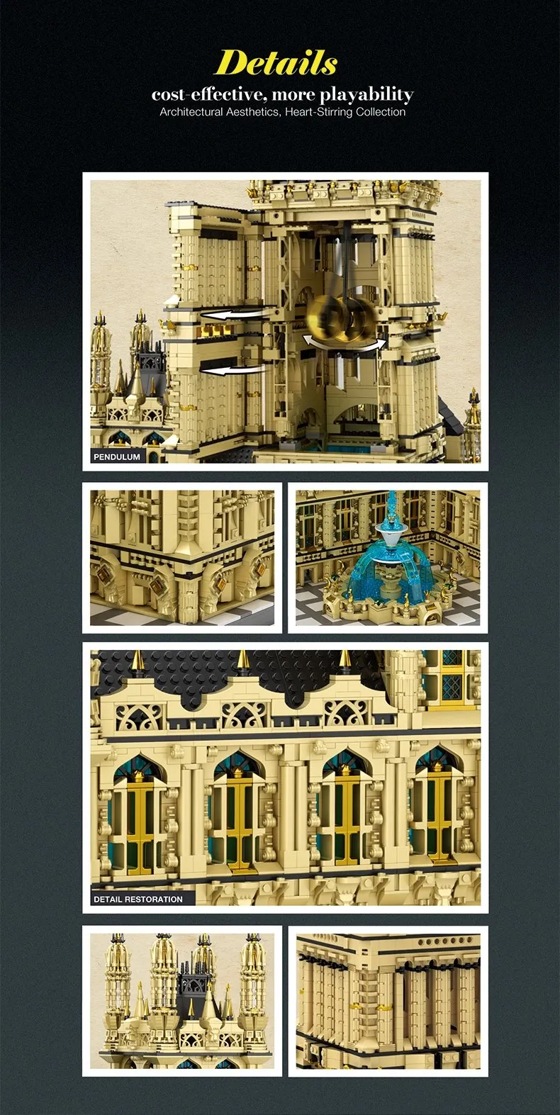 Bloques REOBRIX 55012 - Big Ben - 13 825 elementos